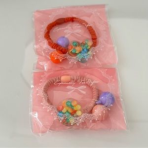 2/$15  🆕M&M cute elastic hair tie 2 packs
